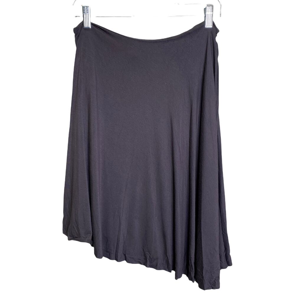 Lauren Conrad Women's Skirt Purple High-Low Flow Skirt Stretch Size L‎